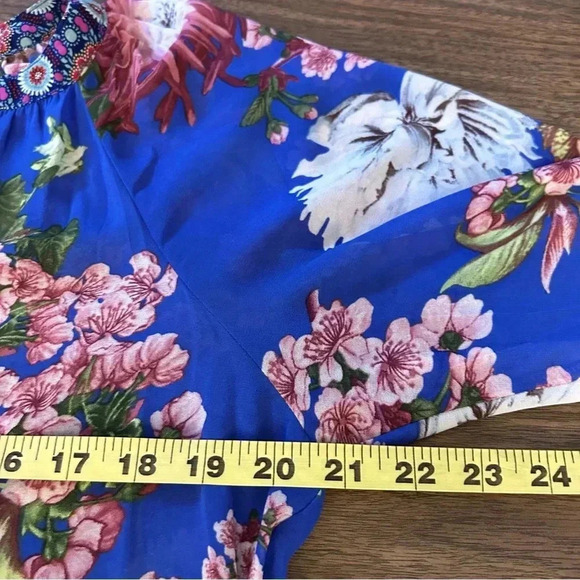 ❤️ FIGUERORA & flower colourful floral blouse M - Picture 8 of 10